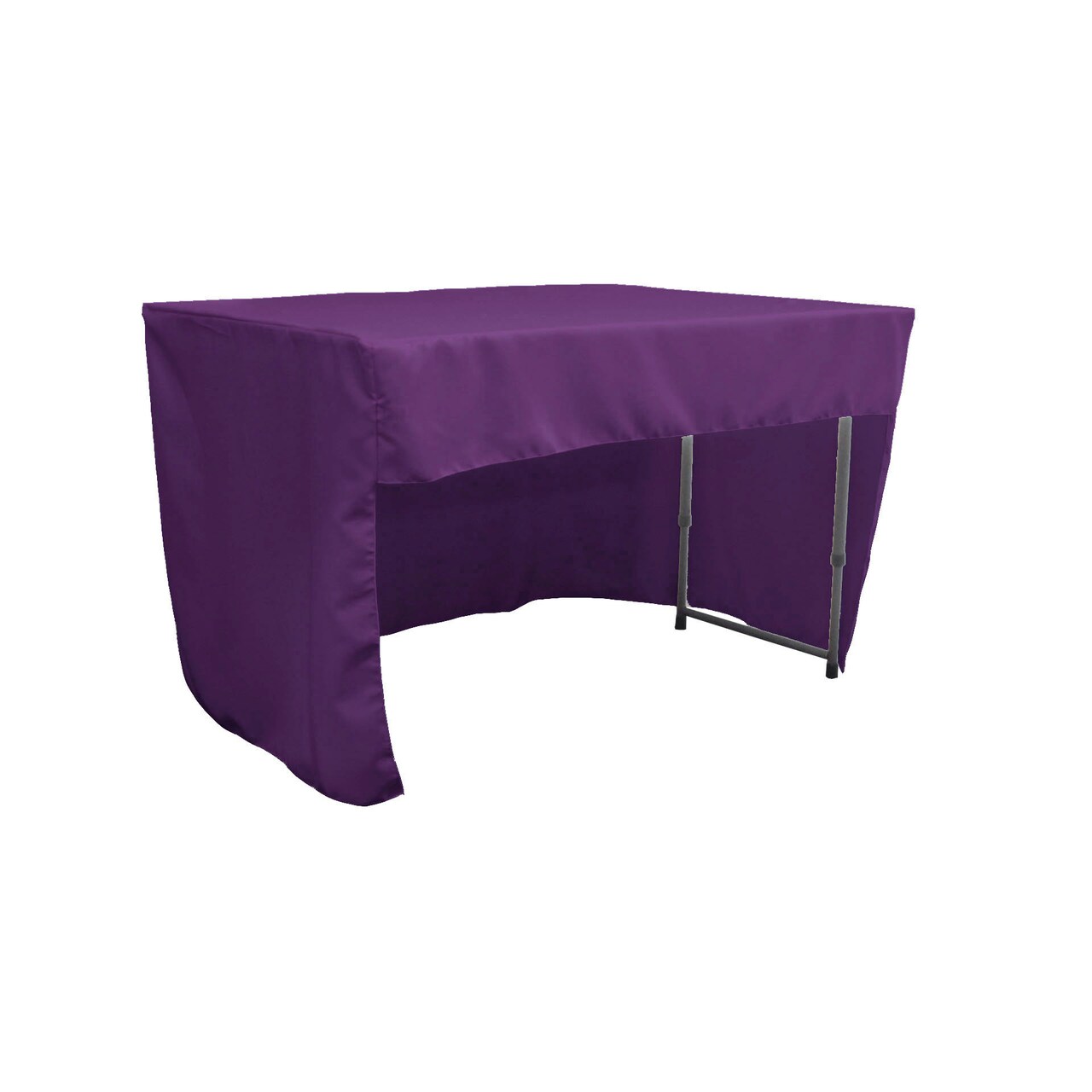 Fitted Rectangular Tablecloth 48 x 30 Polyester Poplin Open Back Design